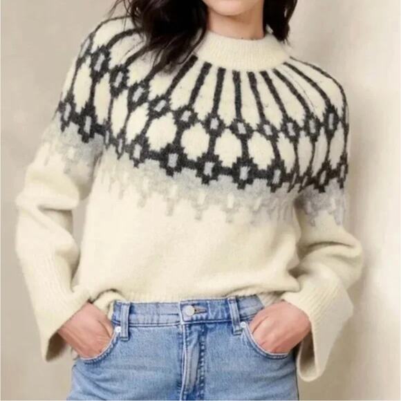BANANA REPUBLIC Fair Isle Sweater - Picture 1 of 4